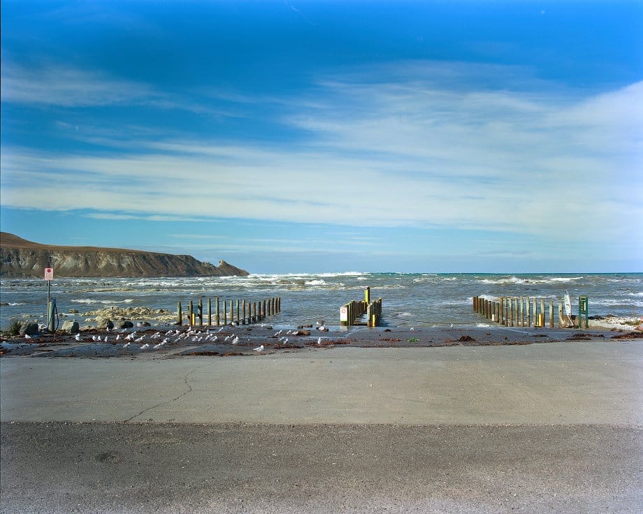 Boat ramp and Sharks Tooth Kaikoura