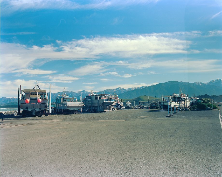 SOuth Bay boat park Kaikoura